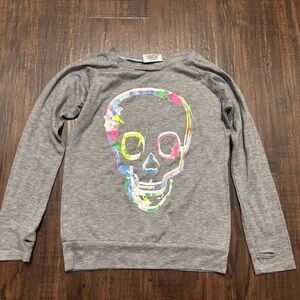 Firehouse Colorful Skull Print Long Sleeve kids 6